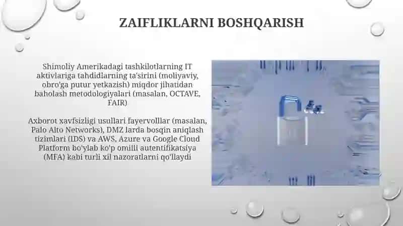 Axborot xavfsizligini ta'minlash usullari 4