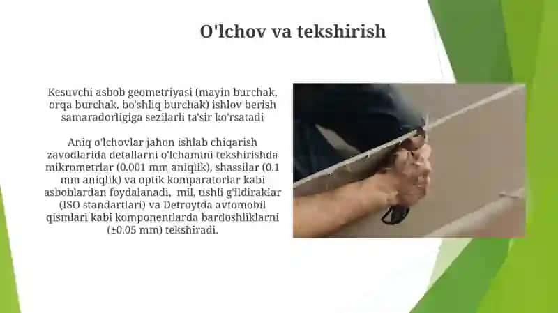 Kesuvchi asboblar haqida umumiy tushuncha 4