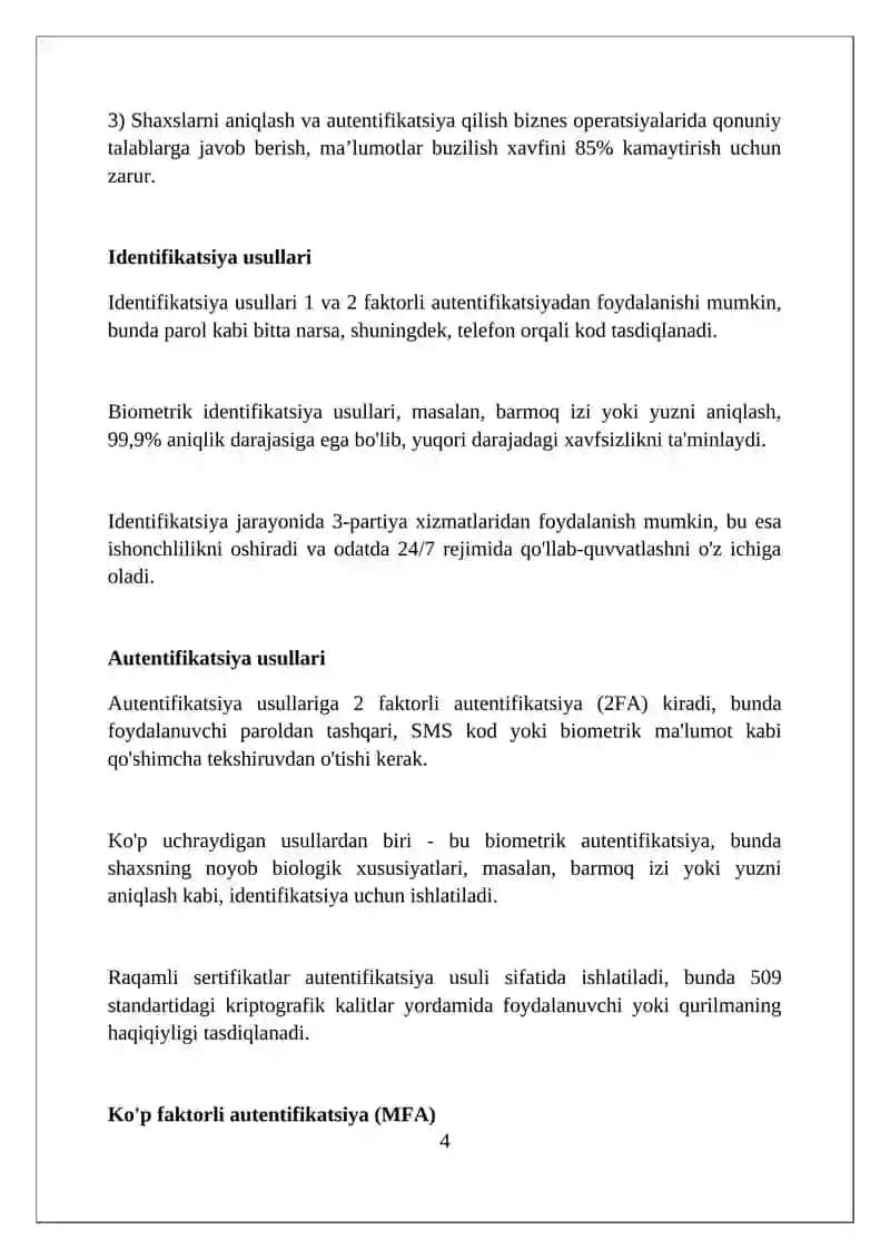 Identifikatsiya va autentifikatsiya 4