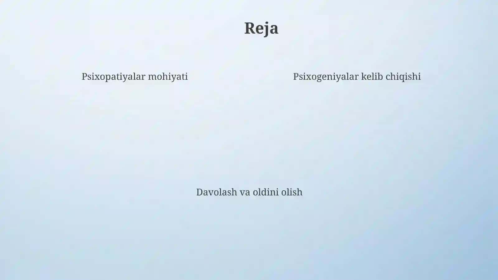 Psixopatiyalar va psixogeniyalar 4