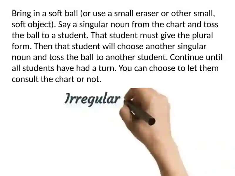 Eating habits Uzbek and Amerikan Irregular plural nouns 4