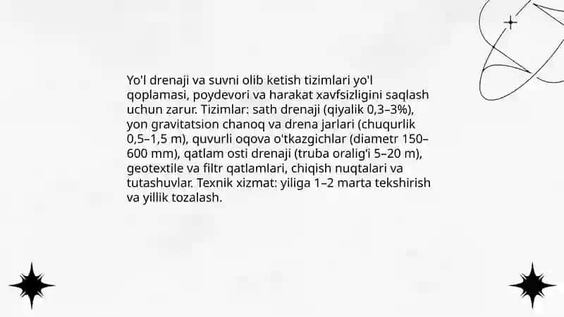 Yo'l qoplamalari va ularning turlari 4