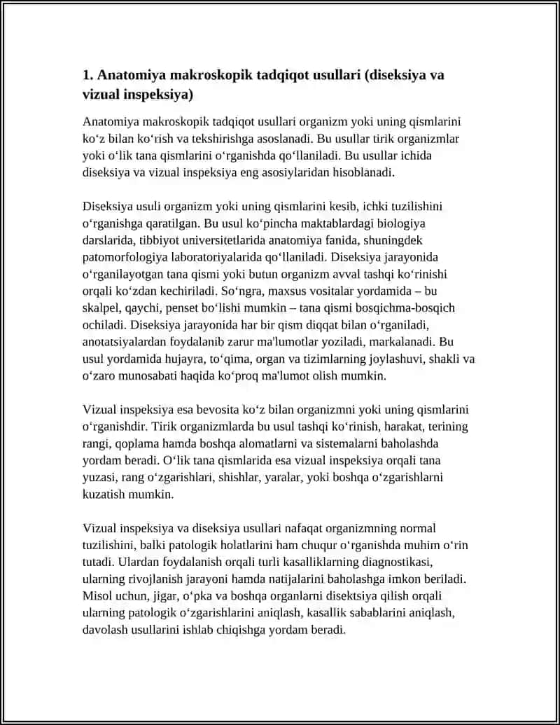 ANATOMIYA FIZIOLOGIYA PATALOGIYA PANININ’ U’YRENIW USILLARI 4