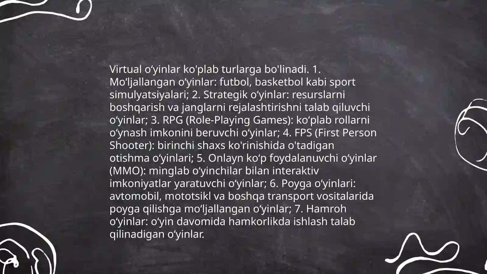 Virtual oʻyinlar 4