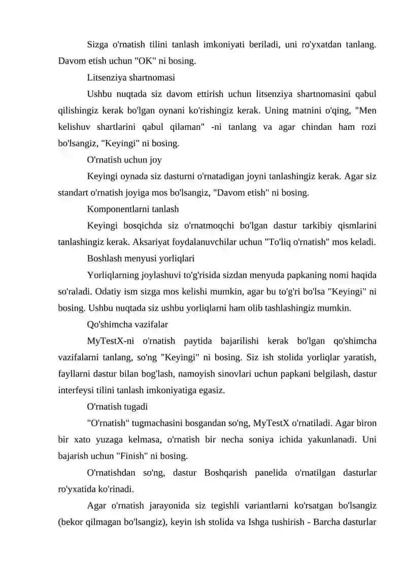 MyTest X 4