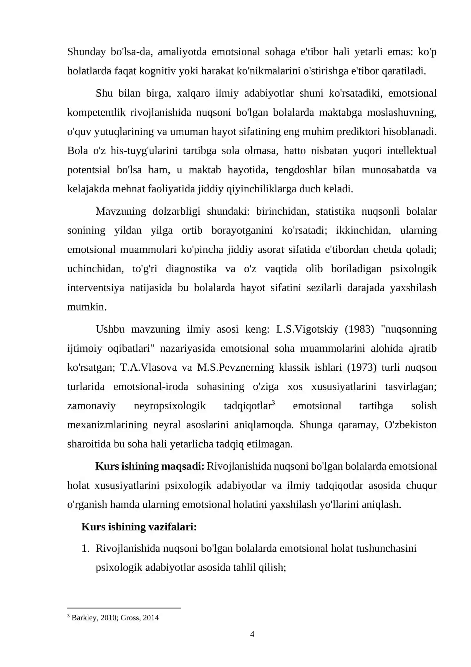 Rivojlanishida nuqsoni bo’lgan bolalarda emotsional holat xususiyatlari 4