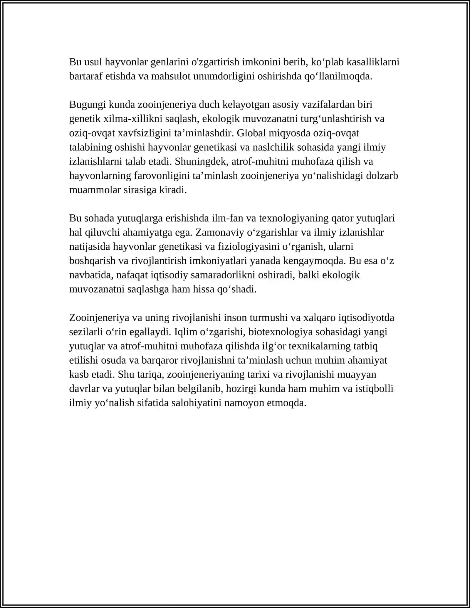 ZOOINJENERIYANING RIVOJLANISHIDA FIOLOGIK FANLARNING ROLI 4