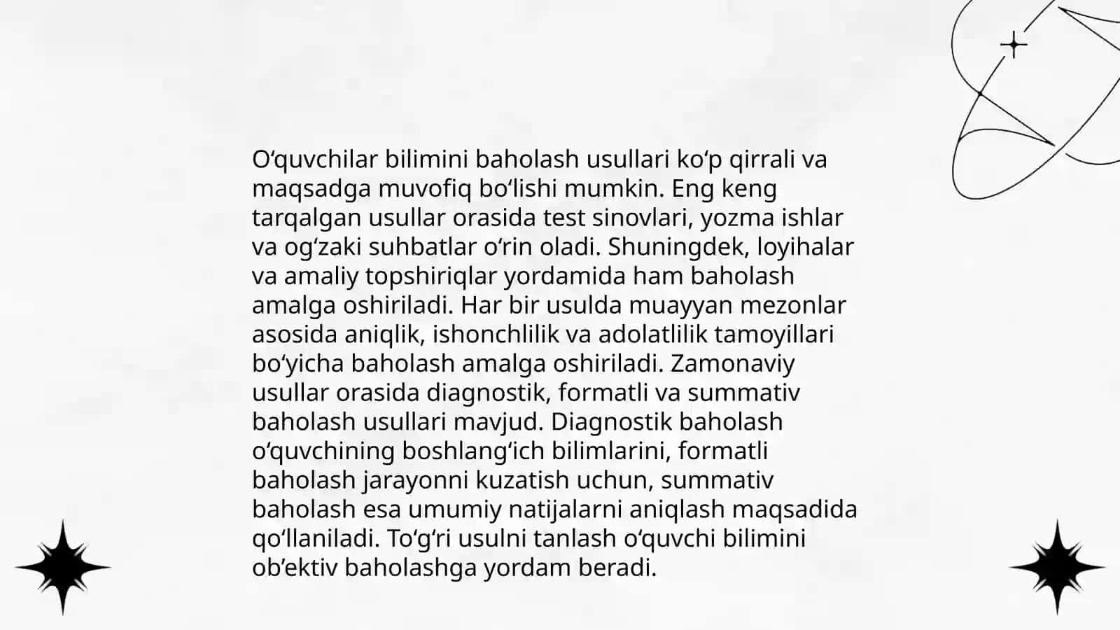 Diagnostik baholashning mohiyati 4