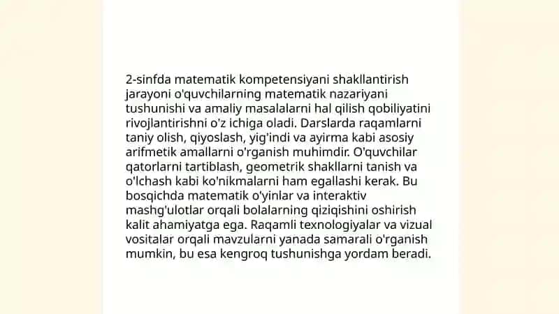 Matematik to'garakni o'tkazish metodikasi 4