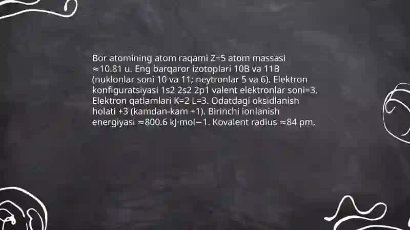 13-guruh elementlari: umumiy xususiyatlari 4
