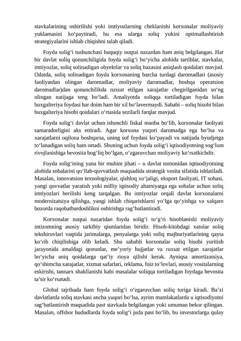 Foyda soligʻini hisoblash 4