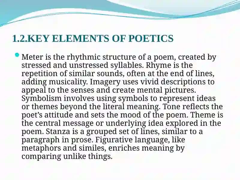 POETICS AND ARTISTIC TEXTS 4