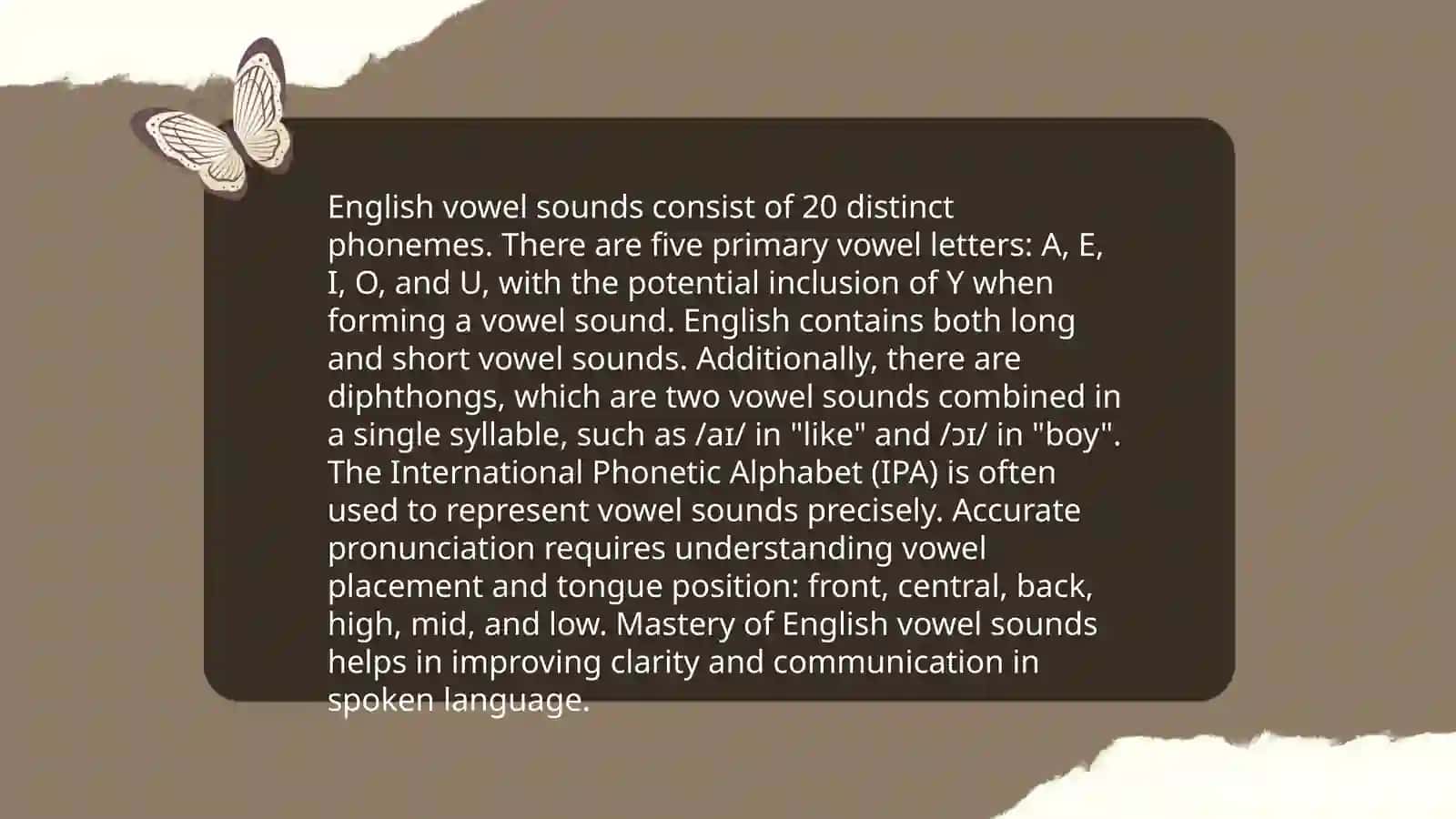 Types of pronounciation with examples 4
