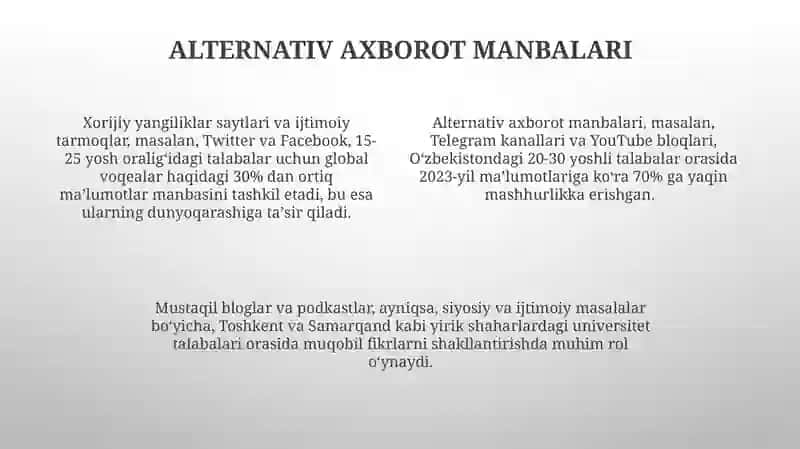 Ommaviy axborot vositalarining ta'siri 4