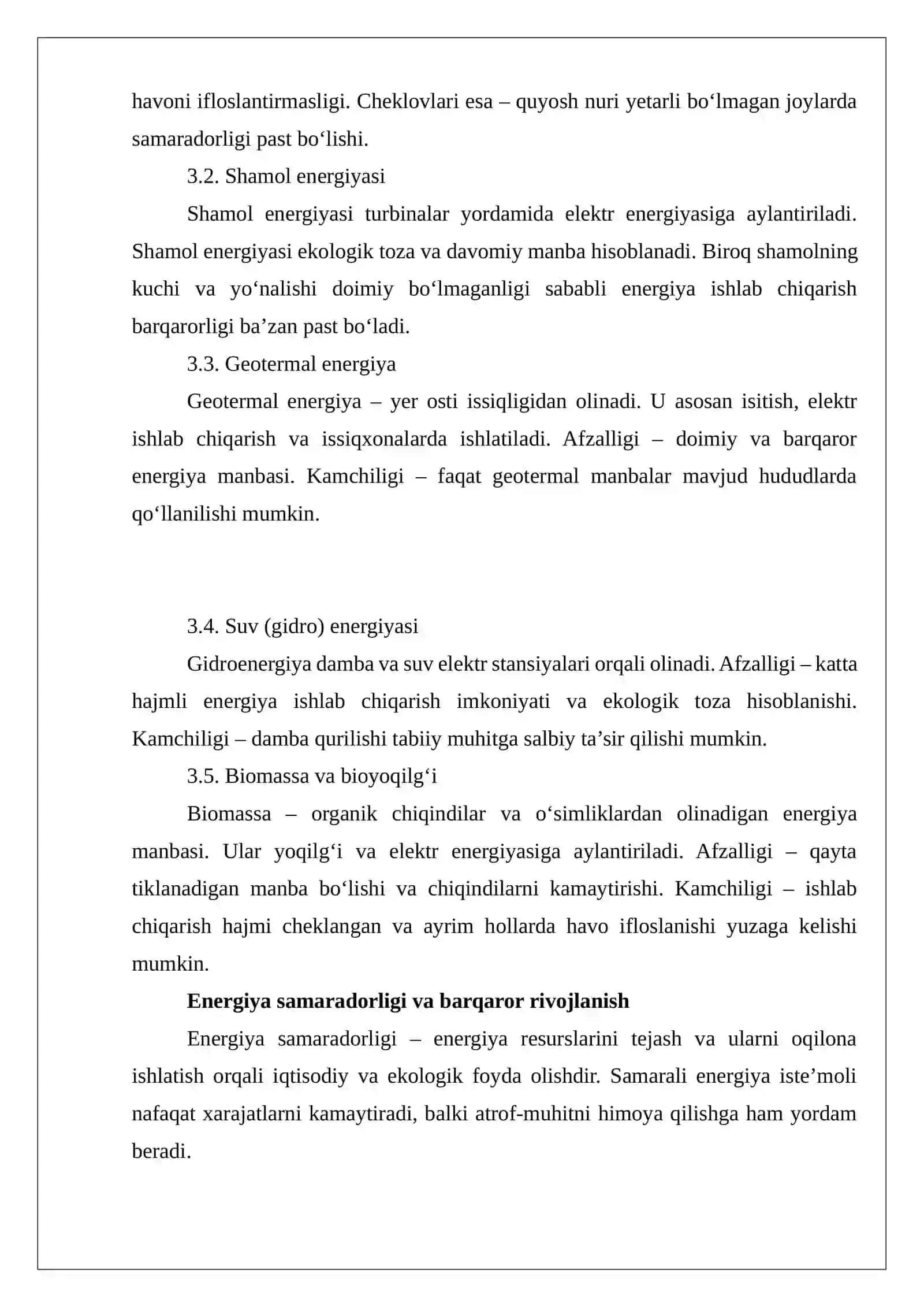 Energiya resurslari va muqobil energiya manbalari 4