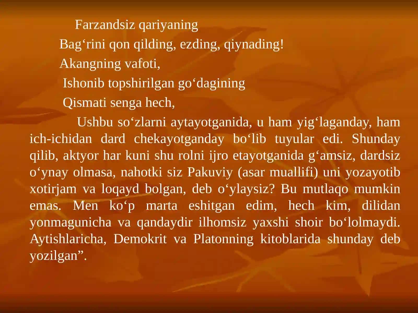 Ifodali o‘qishda yuz ifodasi va harakat 4