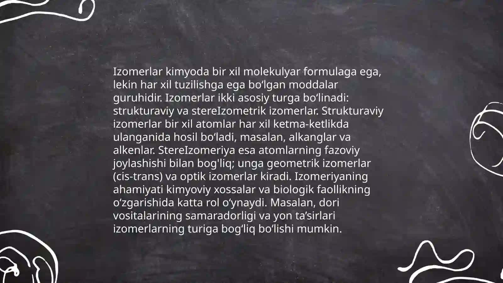 Organik kimyo fanidan. Nekotin 4