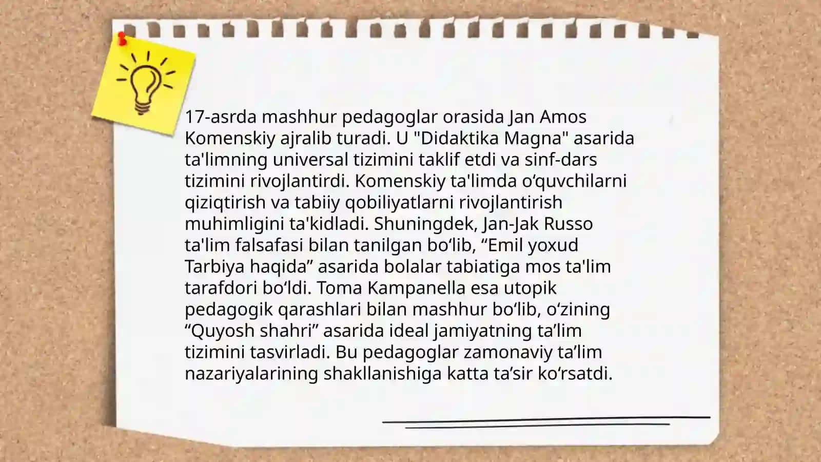 17 asrdan 19 asrning yarmigacha tarbiya maktab va pedagogik fikrlar rivoji 4