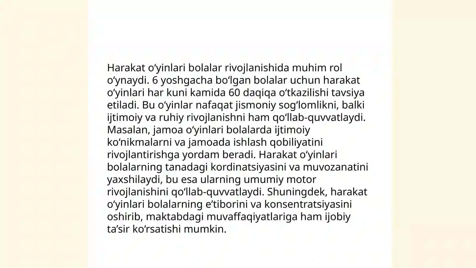 Maktabgacha yoshdagi bolalarni jismoniy tarbiyalash usullari yoshi 4