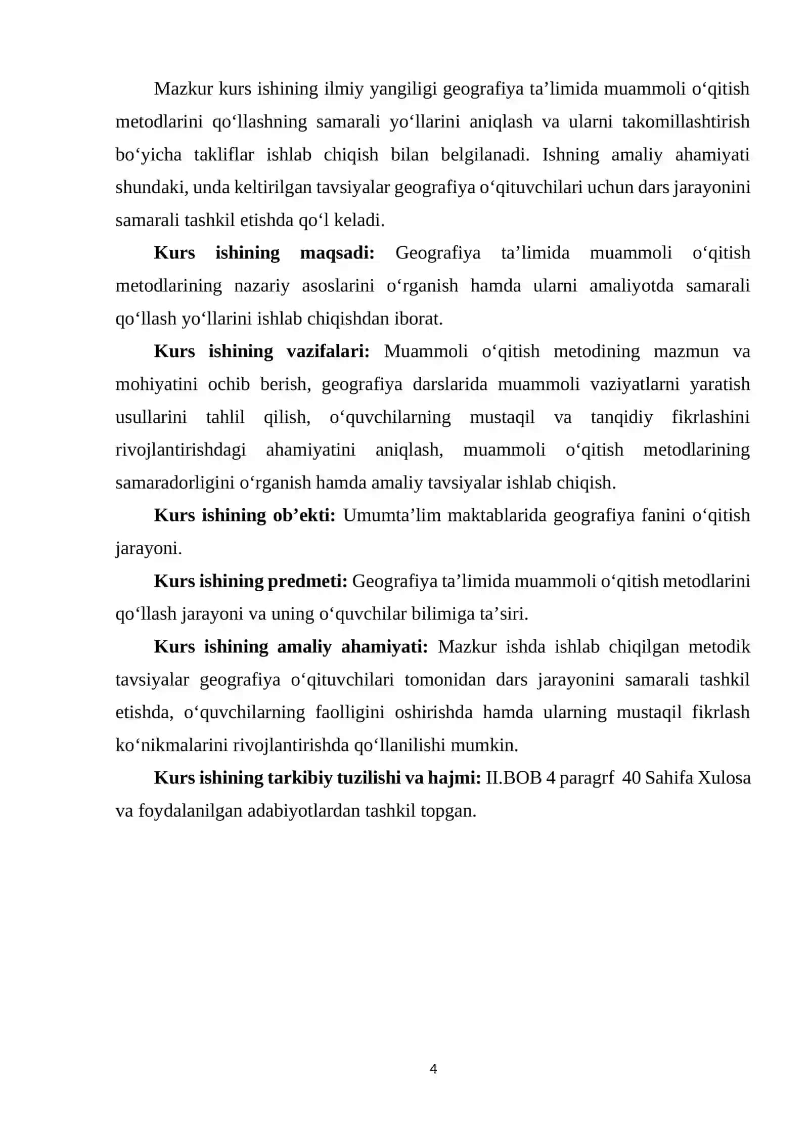 GEOGRAFIYA TA’LIMIDA MUAMMOLI O‘QITISH METODLARI 4