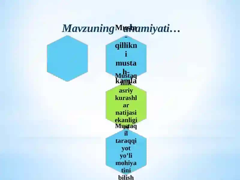 Mustaqil O‘zbekiston Respublikasining tashkiloti va uning tarixiy ahamiyati 4
