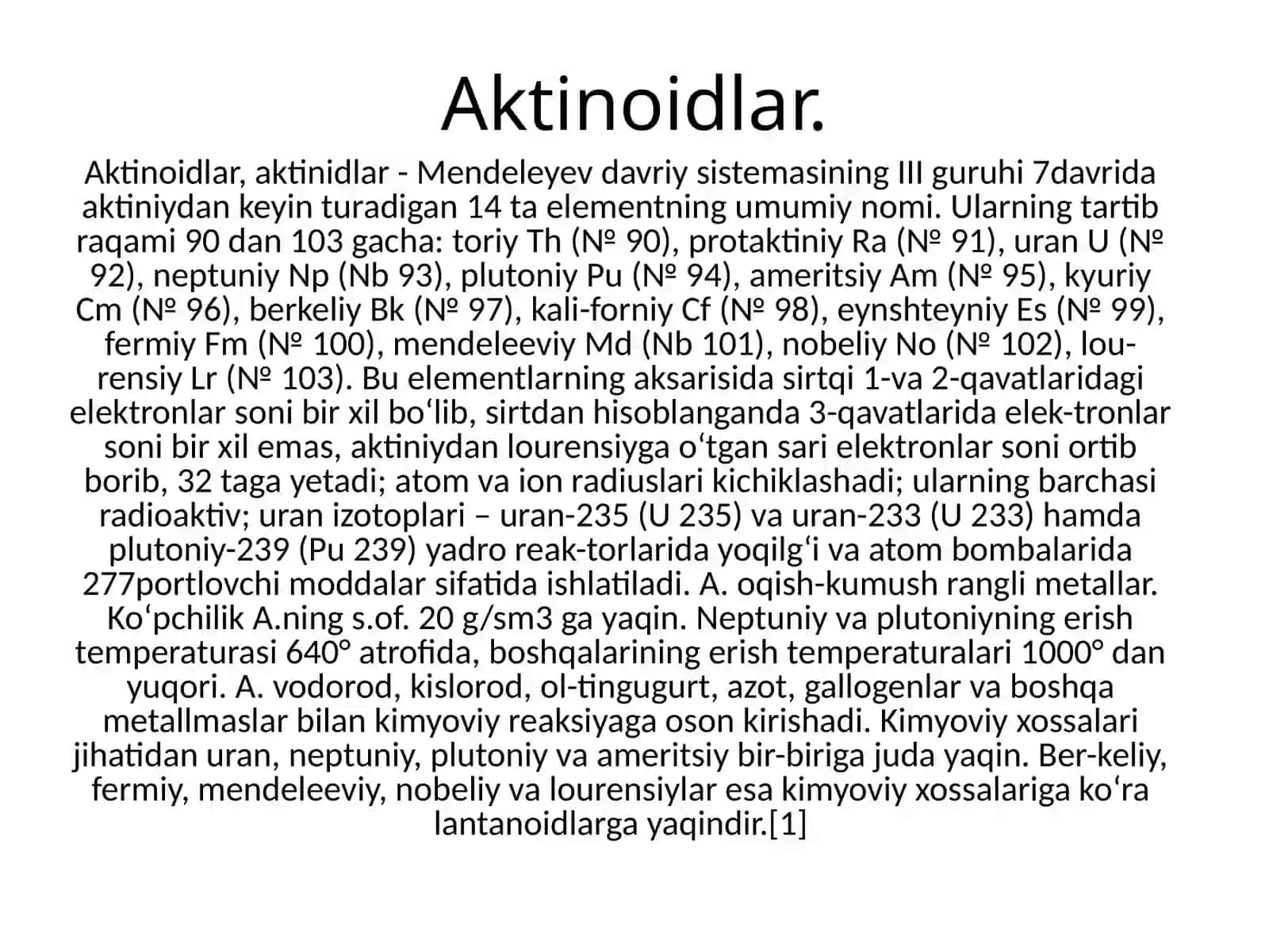 Aktinoidlar 4