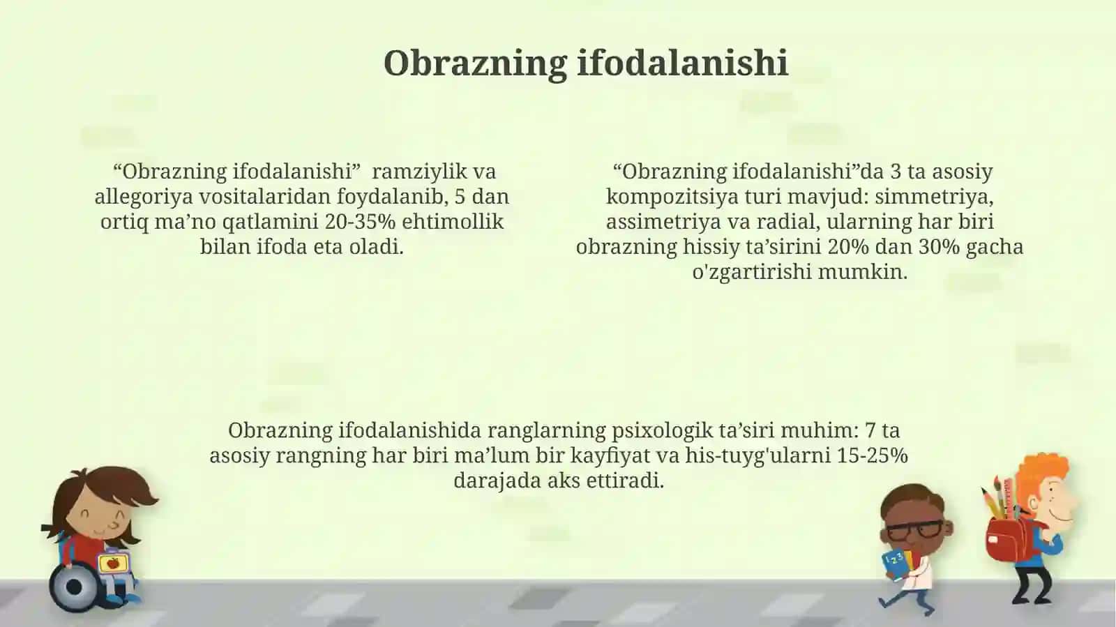 Badiiy obraz va obrazlilik. Xarakter. Tip 4