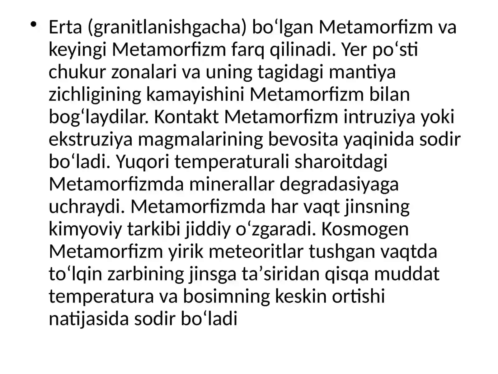 Metamorfizm 4