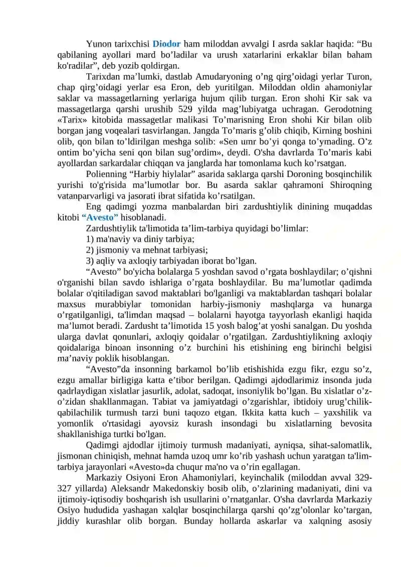 Qadimgi davrda Markaziy Osiyoda jismoniy tarbiya 4