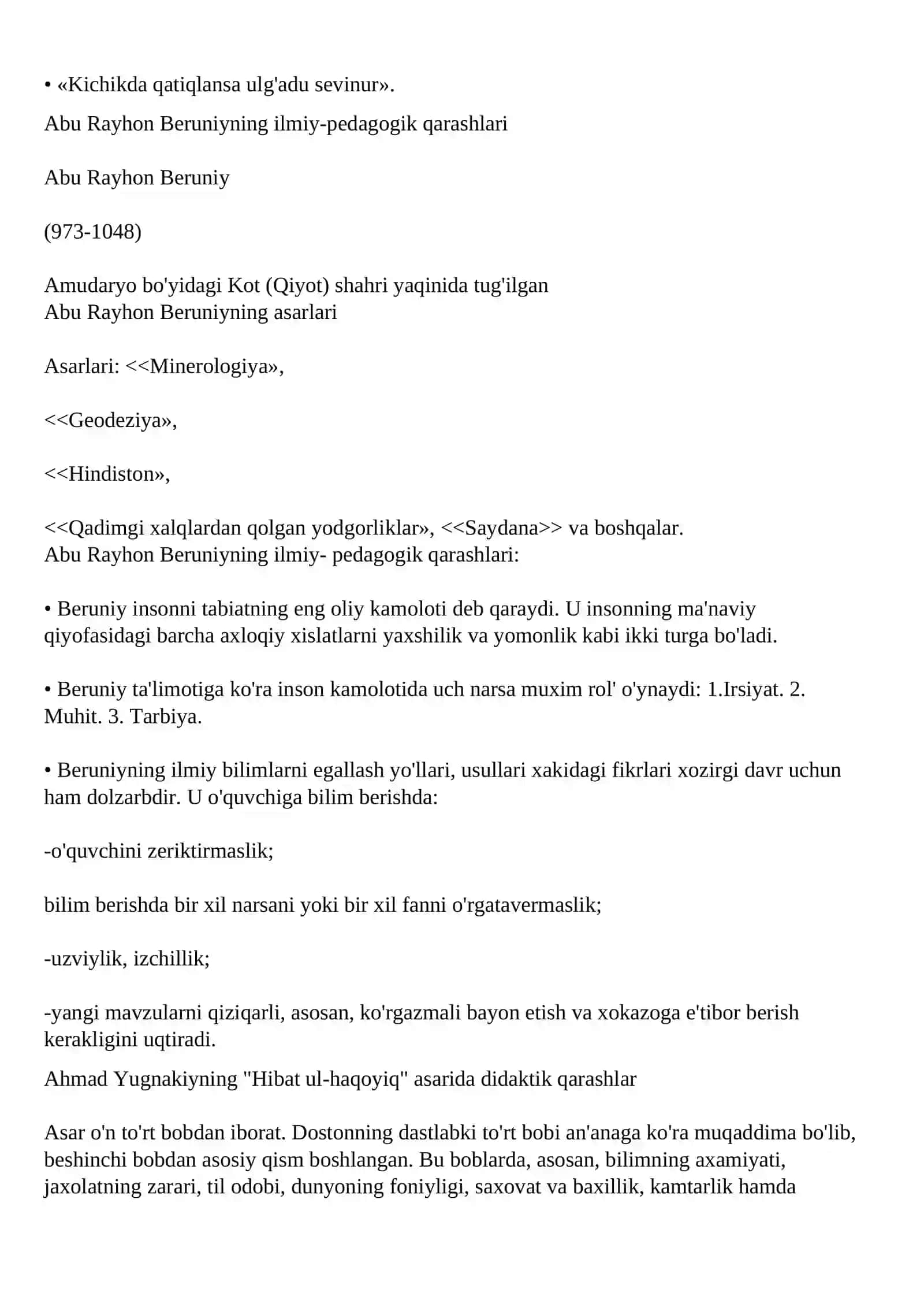 Sharq pedagogic ta’limotida ta’limiy-axloqiy qarashlar 4