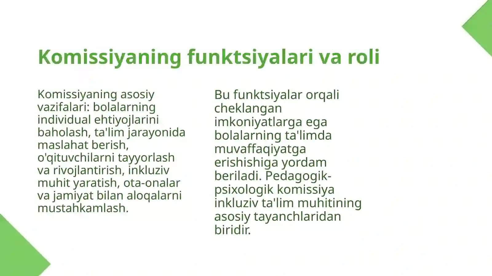 Pedagogik-psixologik komissiya vazifalari 4