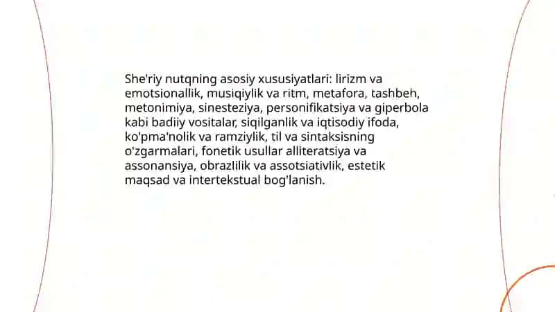 She'riy nutq tushunchasi 4