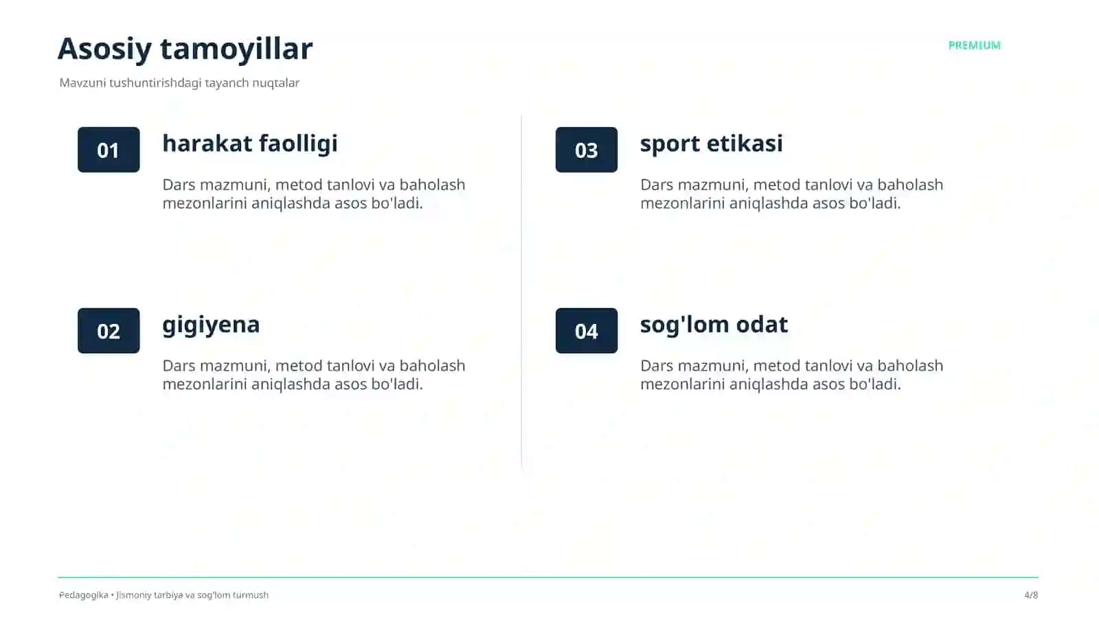 Jismoniy tarbiya va sog'lom turmush 4