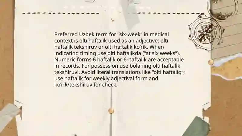 Bolaning olti haftalik tekshiruvi 4