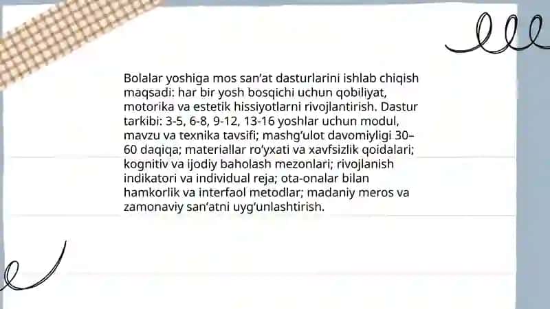 Mashgʻulotdan tashqari vaqtlarda tasviriy faoliyatin tashkil qilish 4