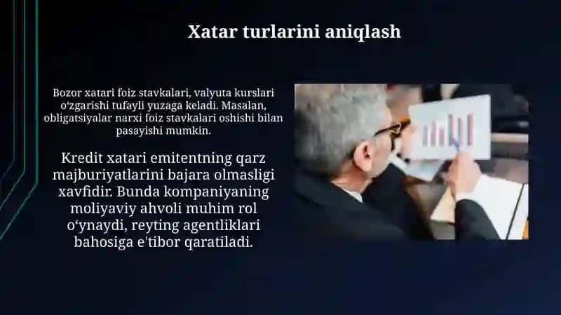 Investitsiya xavflarini baholash va boshqarish usullari 4