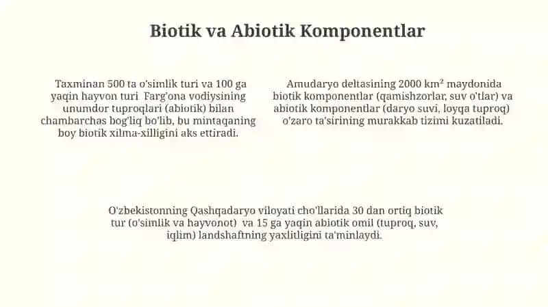 Landshaftlarning tizim sifatidagi xususiyatlari 4