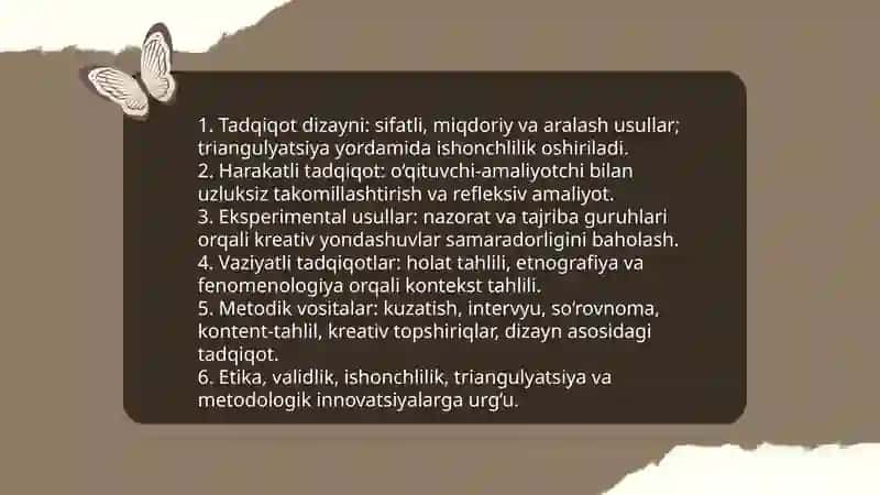 Kreativ pedagogika ilmiy yoʻnalish sifatida 4