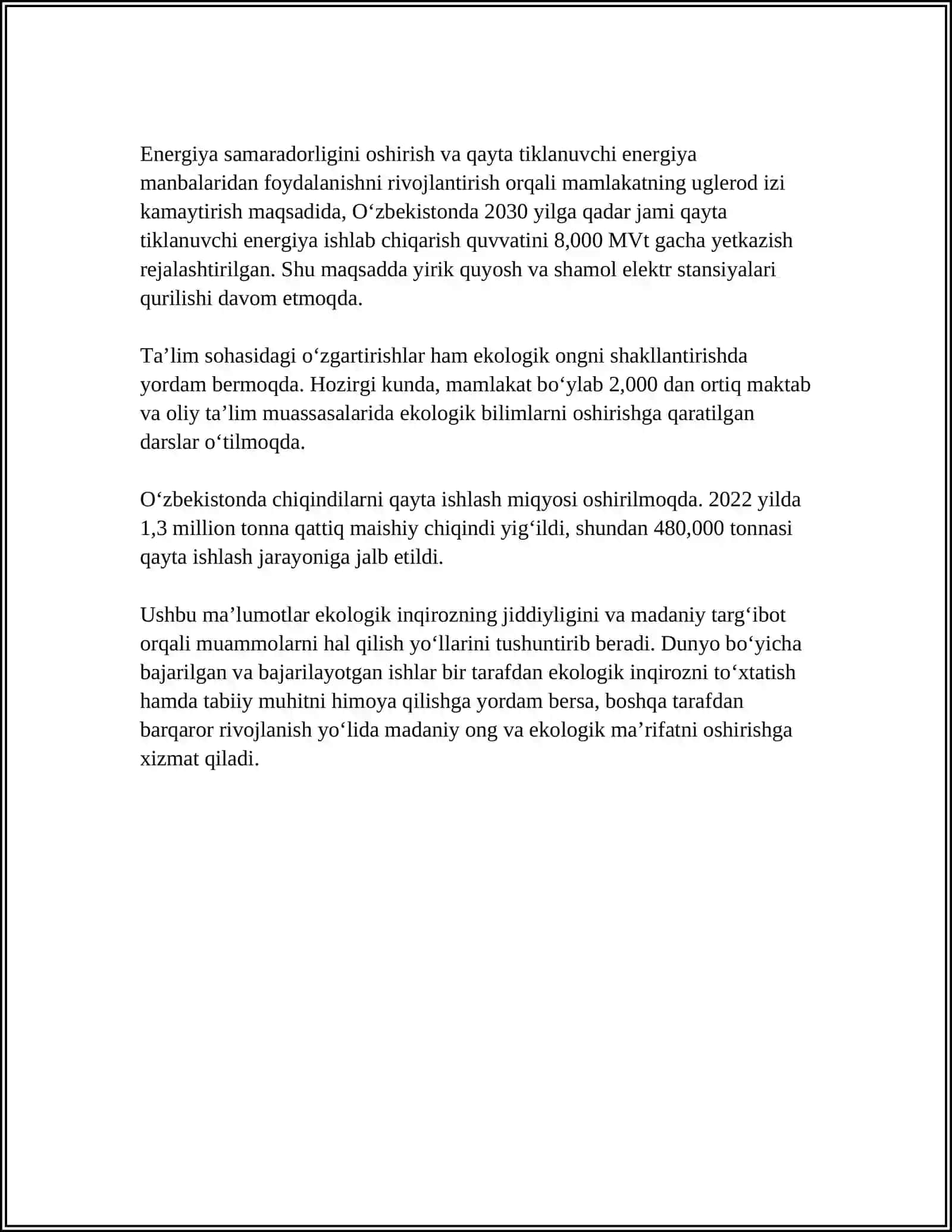 EKOLOGIK INQIROZNING MADANIYATDAGI AKSI 4