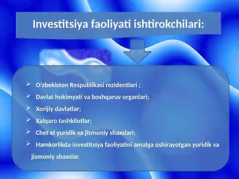Investitsiya jarayonlari 4