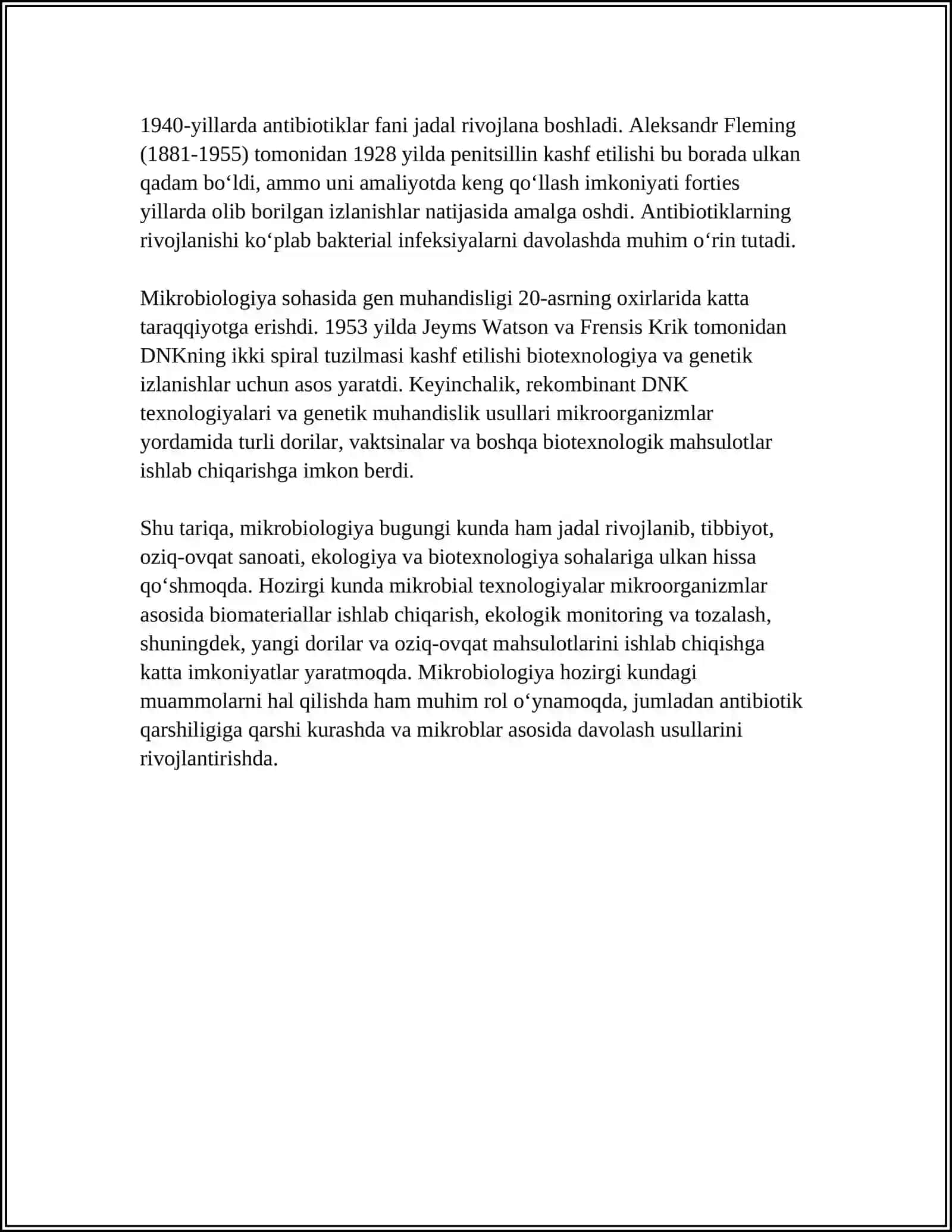 MIKROBIOLOGIYA,IMMUNOLOGIYA VA VIRUSOLOGIYA FANINI RIVOJLANISH TARIXI 4