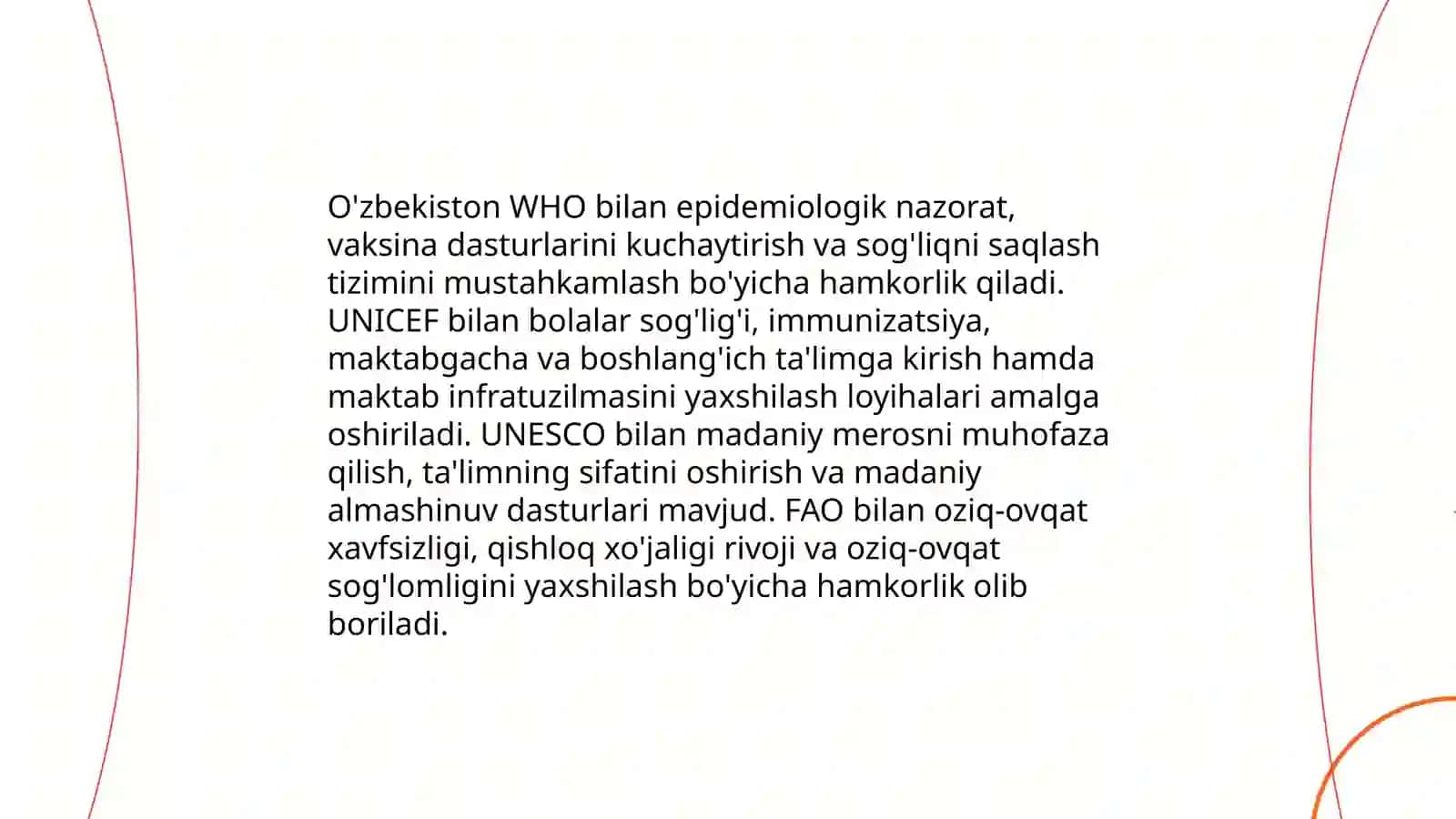 O'zbekistonning xalqaro tashkilotlar bilan hamkorlik aloqalari 4