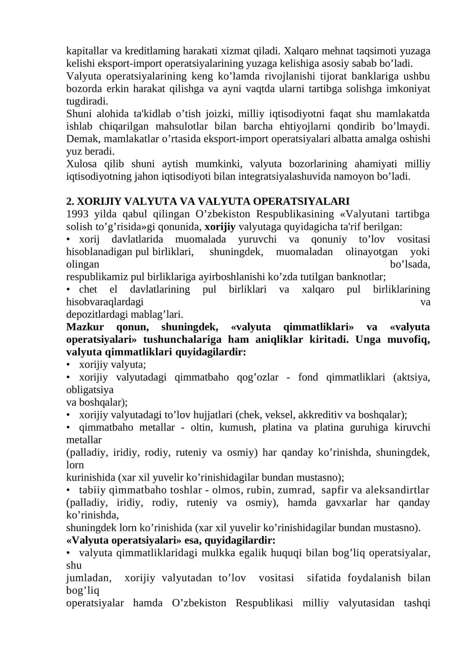 Xalqaro valyuta munosabatlari 4