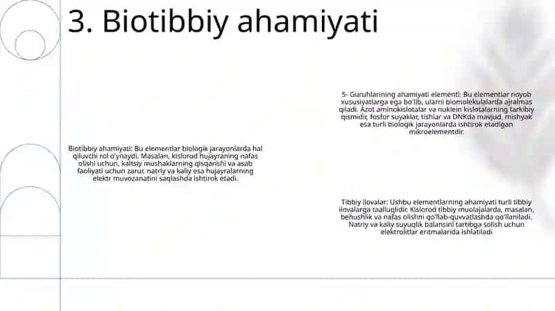 Guruh Elementlarining Ahamiyati 4