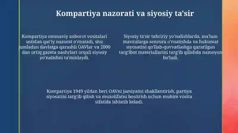 Xitoy Matbuoti Tarixi 4