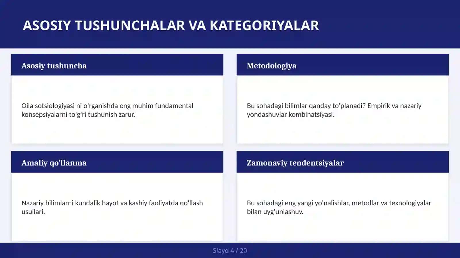 OILA SOTSIOLOGIYASI 4