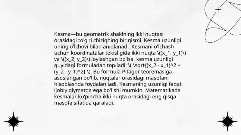 Nuqta va uning xossalari 4