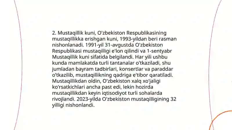 O’zbek xalqi milliy bayramlari 4