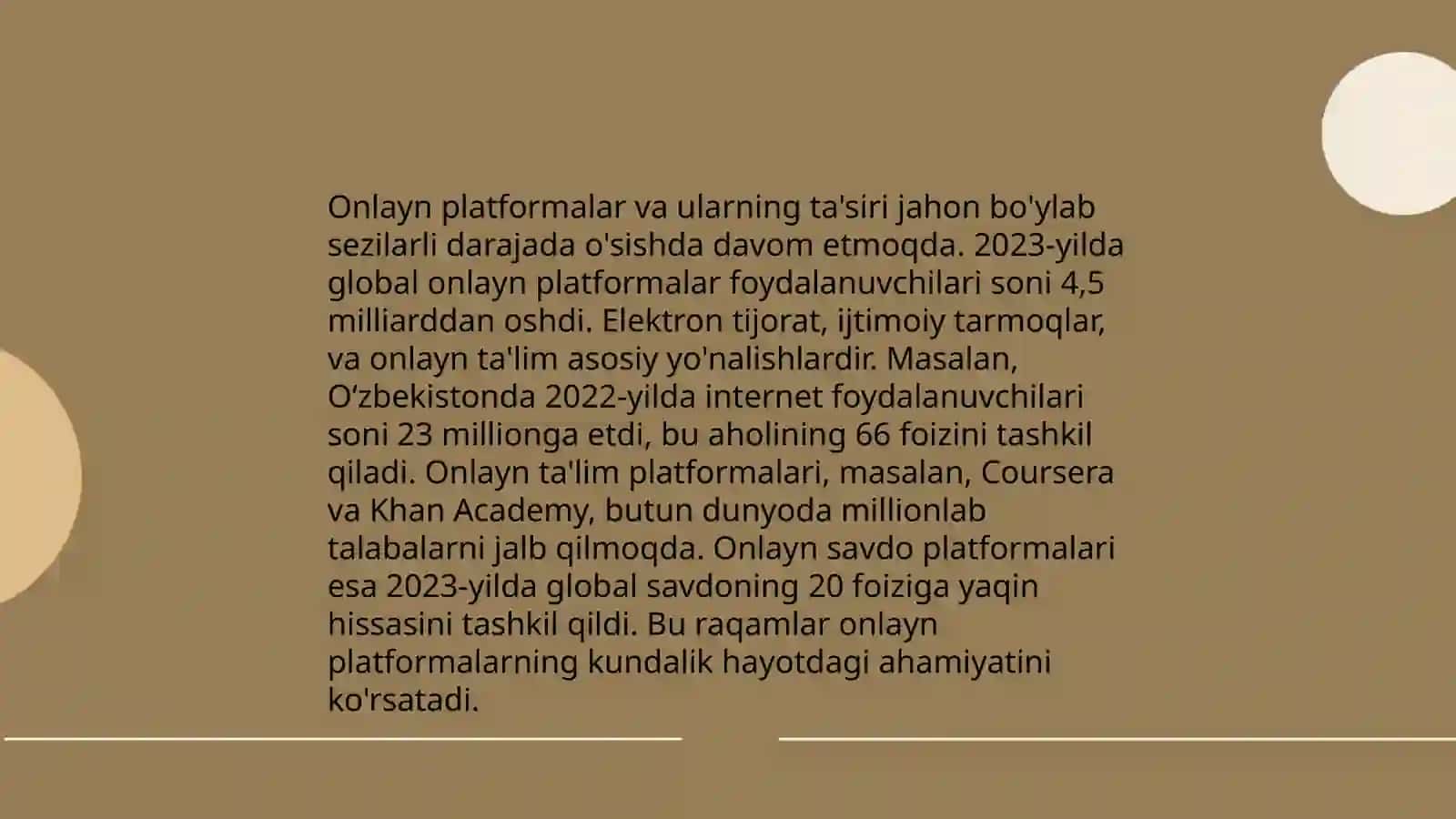 Media maydon va internet imkoniyatlari 4