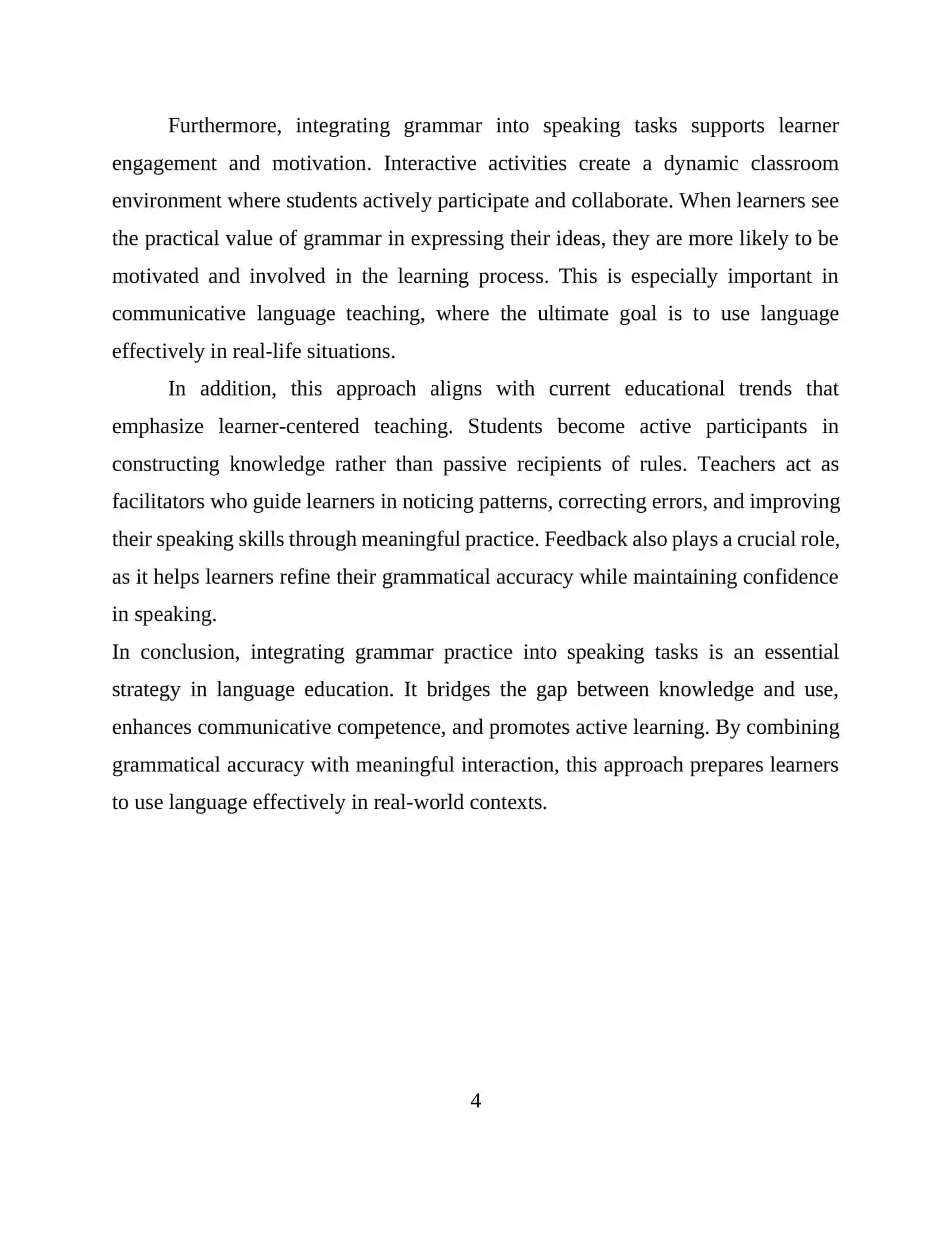 Integrating Grammar into Speaking: Theoretical Foundations and Practical Implementation 4